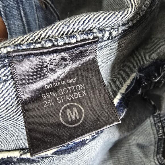 Lip Service Against Society Y2K Embellished Punk Grunge Denim Jacket Medium - Picture 5 of 10